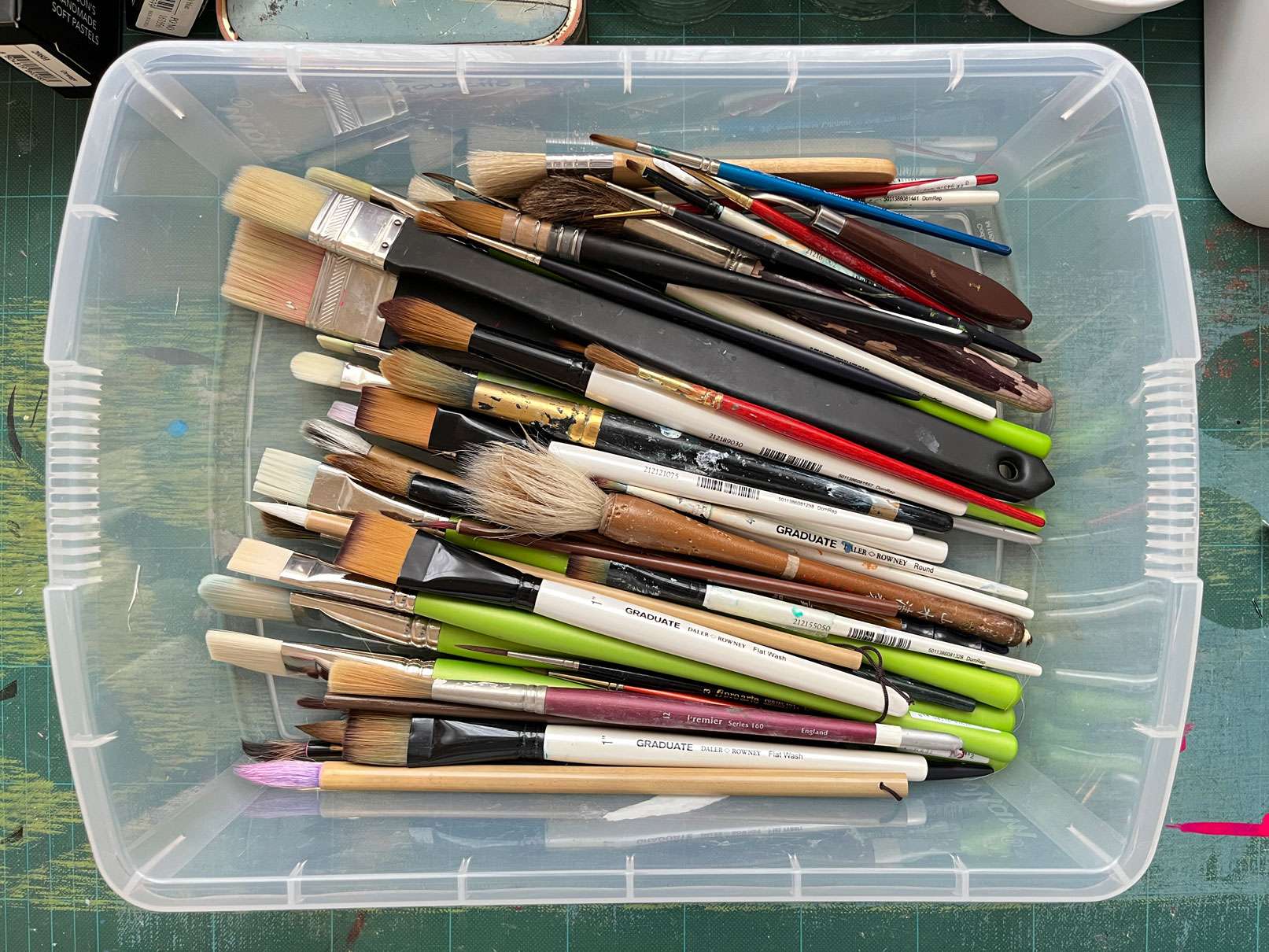 Brushes! What brush makes what mark?